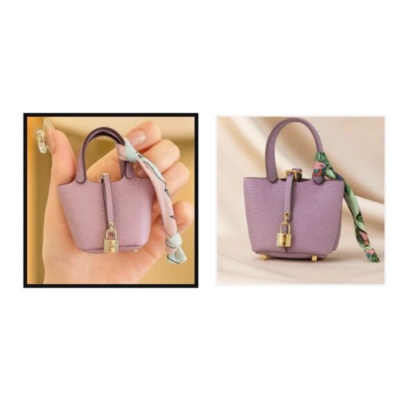 MICRO MINI BUCKET BAG CHARMS - 🎉HP🎉 NWOT Lot of 3 Micro Mini Bucket Bag Charms. - Picture 10 of 11